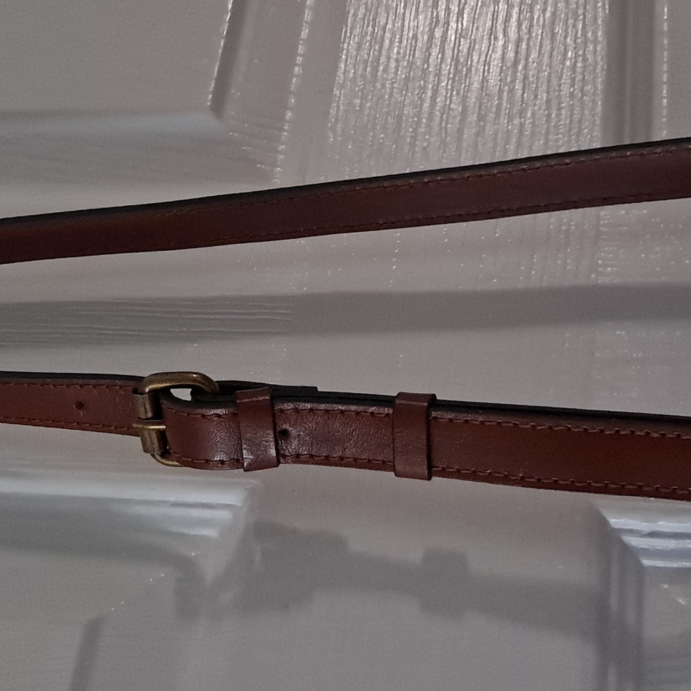Patricia Nash messenger leather purse Charonne tan - Picture 3 of 12